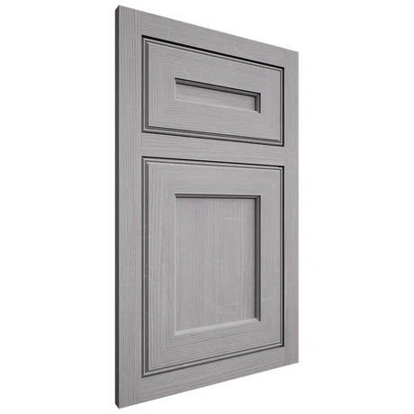 Shiloh Cabinetry Flush Inset Essex White Oak Quarter Sawn Stratus Door