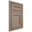 Shiloh Cabinetry Flush Inset Essex White Oak Rift Cut Almond Door