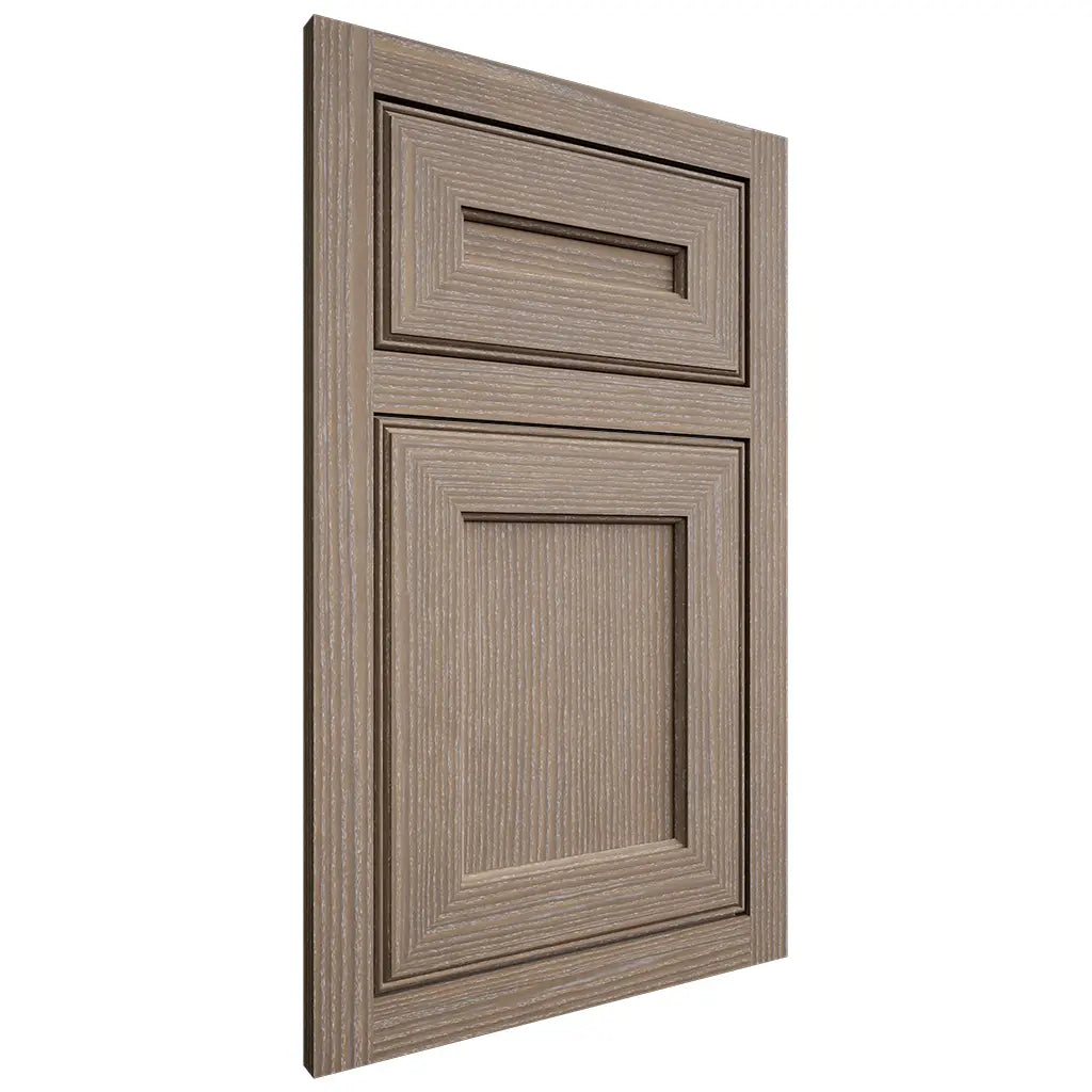 Shiloh Cabinetry Flush Inset Essex White Oak Rift Cut Almond Door