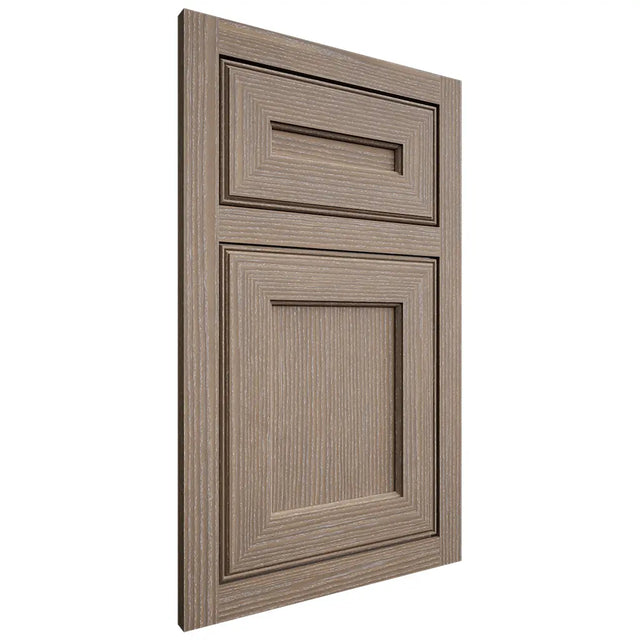 Shiloh Cabinetry Flush Inset Essex White Oak Rift Cut Almond Door