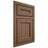 Shiloh Cabinetry Flush Inset Essex White Oak Rift Cut Autumn Door