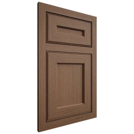 Shiloh Cabinetry Flush Inset Essex White Oak Rift Cut Autumn Door