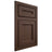 Shiloh Cabinetry Flush Inset Essex White Oak Rift Cut Braun Door
