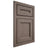 Shiloh Cabinetry Flush Inset Essex White Oak Rift Cut Clay Door