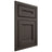 Shiloh Cabinetry Flush Inset Essex White Oak Rift Cut Creekside Door