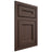 Shiloh Cabinetry Flush Inset Essex White Oak Rift Cut Dusk Door