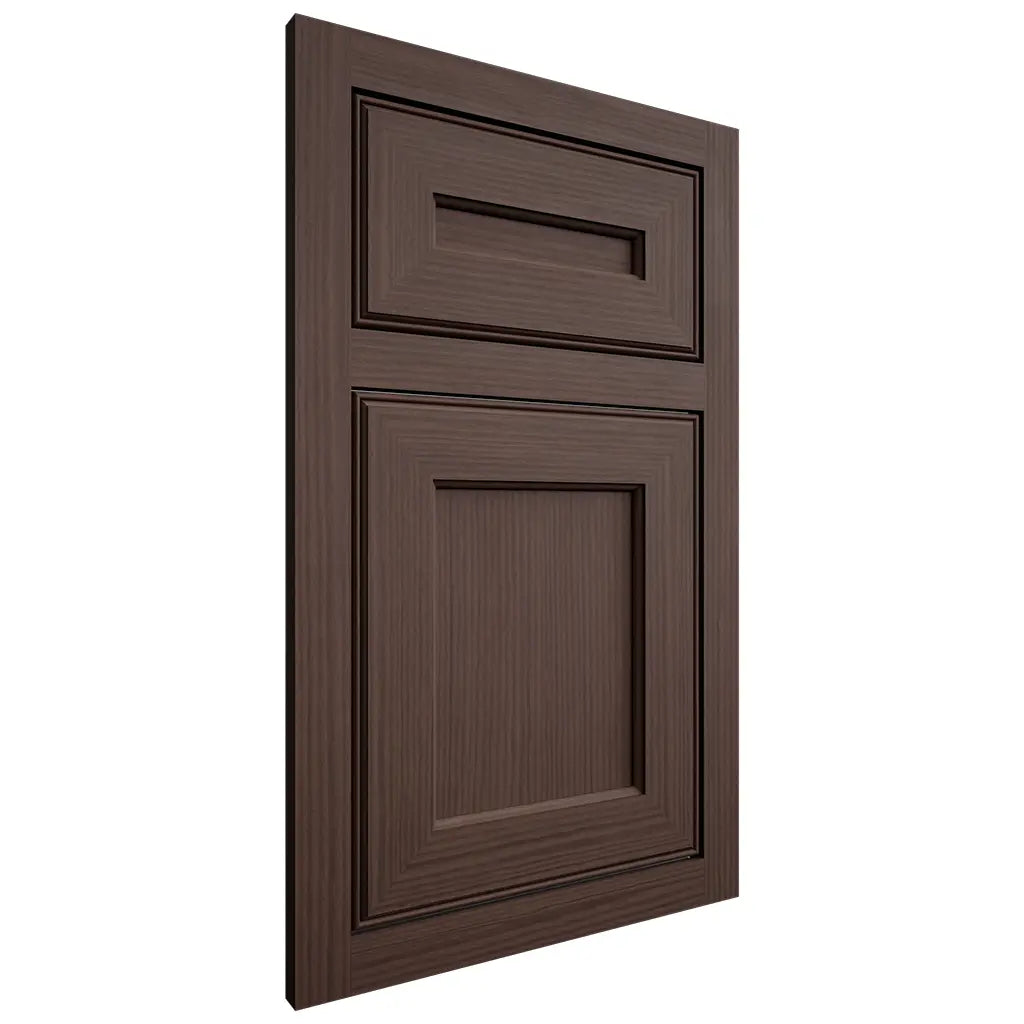 Shiloh Cabinetry Flush Inset Essex White Oak Rift Cut Dusk Door