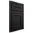 Shiloh Cabinetry Flush Inset Essex White Oak Rift Cut Espresso Door