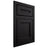 Shiloh Cabinetry Flush Inset Essex White Oak Rift Cut Ink Door