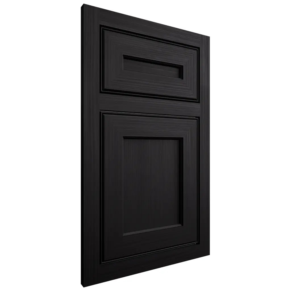 Shiloh Cabinetry Flush Inset Essex White Oak Rift Cut Ink Door