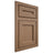 Shiloh Cabinetry Flush Inset Essex White Oak Rift Cut Medium Door