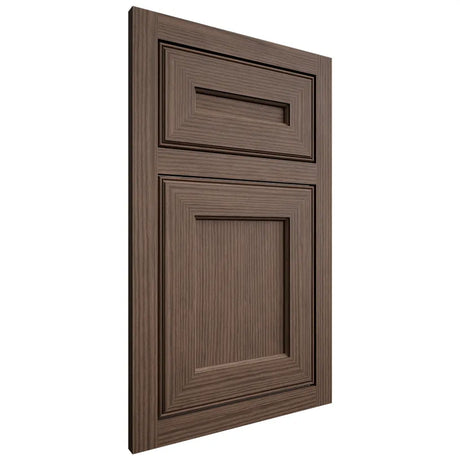 Shiloh Cabinetry Flush Inset Essex White Oak Rift Cut Mineral Door