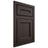 Shiloh Cabinetry Flush Inset Essex White Oak Rift Cut Morel Door