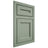 Shiloh Cabinetry Flush Inset Essex White Oak Rift Cut Moss Door