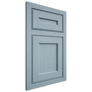 Shiloh Cabinetry Flush Inset Essex White Oak Rift Cut Sky Door