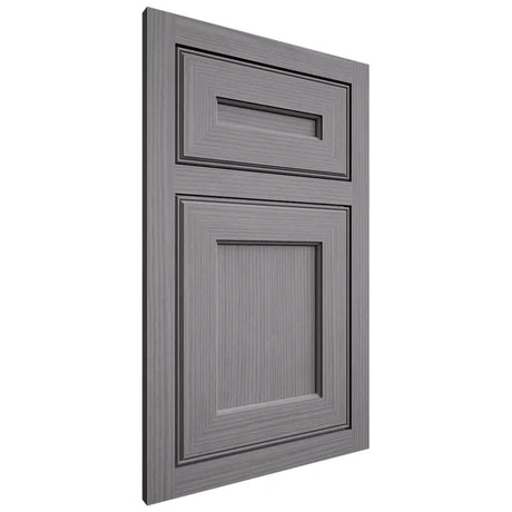 Shiloh Cabinetry Flush Inset Essex White Oak Rift Cut Sterling Door