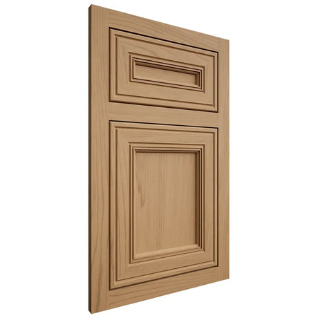 Shiloh Cabinetry Flush Inset Glenbrook Alder Plain Cut Natural Door