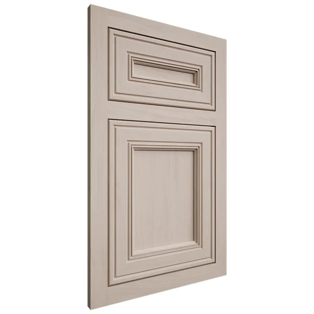 Shiloh Cabinetry Flush Inset Glenbrook Alder Plain Cut White Sands Door