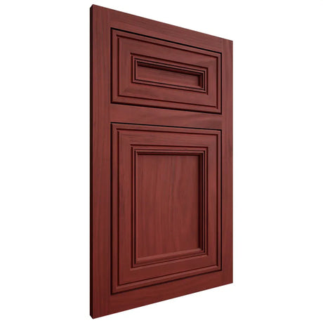 Shiloh Cabinetry Flush Inset Glenbrook Cherry Plain Cut Red Door