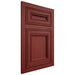 Shiloh Cabinetry Flush Inset Glenbrook Cherry Plain Cut Red Door