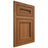 Shiloh Cabinetry Flush Inset Glenbrook Hickory Plain Cut Chestnut Door