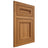 Shiloh Cabinetry Flush Inset Glenbrook Hickory Plain Cut Medium Door