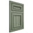 Shiloh Cabinetry Flush Inset Glenbrook Hickory Plain Cut Moss Door