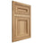 Shiloh Cabinetry Flush Inset Glenbrook Hickory Plain Cut Natural Door