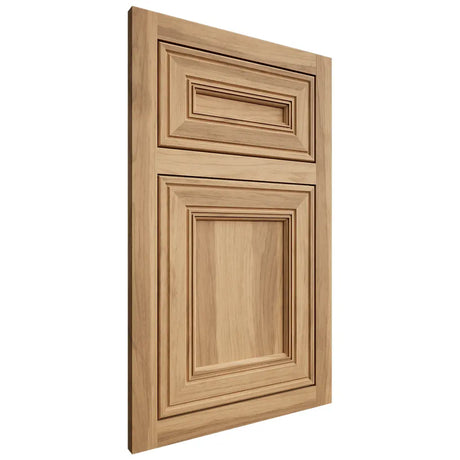 Shiloh Cabinetry Flush Inset Glenbrook Hickory Plain Cut Natural Door
