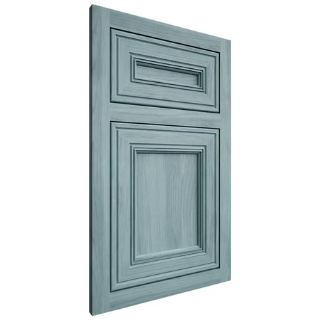 Shiloh Cabinetry Flush Inset Glenbrook Hickory Plain Cut Sky Door