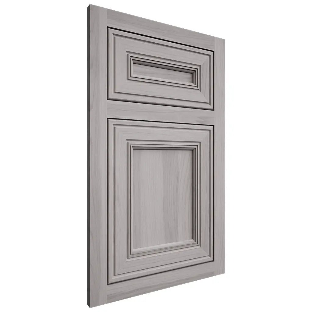 Shiloh Cabinetry Flush Inset Glenbrook Hickory Plain Cut Stratus Door