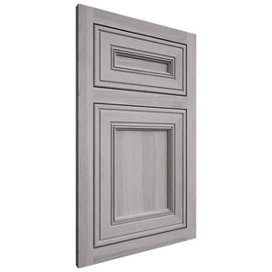 Shiloh Cabinetry Flush Inset Glenbrook Hickory Plain Cut Stratus Door