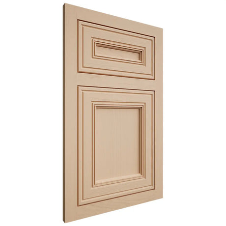Shiloh Cabinetry Flush Inset Glenbrook Maple Plain Cut Natural Door