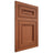Shiloh Cabinetry Flush Inset Glenbrook Maple Plain Cut Spice Door