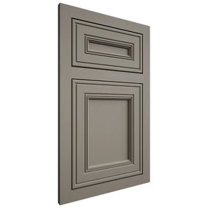 Shiloh Cabinetry Flush Inset Glenbrook Maple Plain Cut Thyme Door