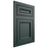Shiloh Cabinetry Flush Inset Glenbrook Paintable Billiard Green Door