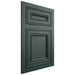 Shiloh Cabinetry Flush Inset Glenbrook Paintable Billiard Green Door