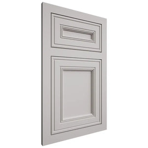 Shiloh Cabinetry Flush Inset Glenbrook Paintable Mindful Gray Door