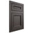 Shiloh Cabinetry Flush Inset Glenbrook Paintable Urbane Bronze Door