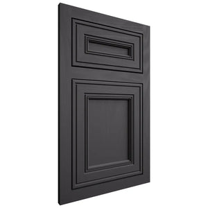 Shiloh Cabinetry Flush Inset Glenbrook Poplar Plain Cut Cadet Door
