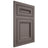 Shiloh Cabinetry Flush Inset Glenbrook Poplar Plain Cut Heatherstone Door
