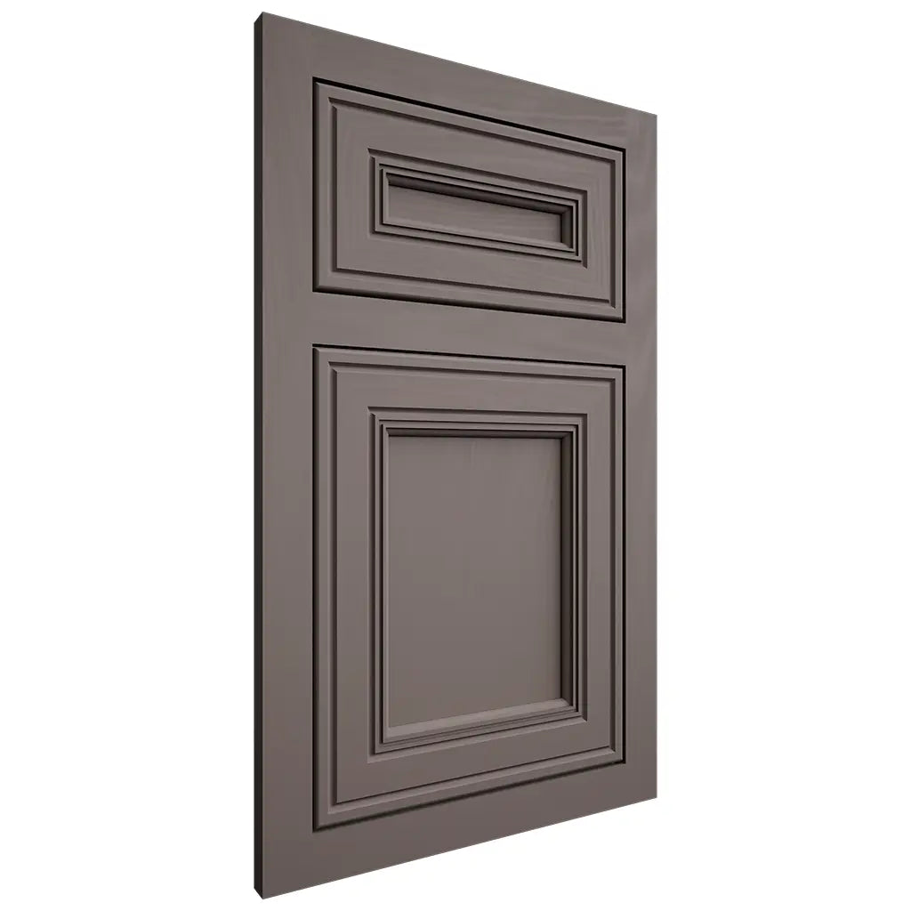 Shiloh Cabinetry Flush Inset Glenbrook Poplar Plain Cut Heatherstone Door