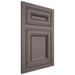 Shiloh Cabinetry Flush Inset Glenbrook Poplar Plain Cut Heatherstone Door