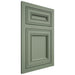 Shiloh Cabinetry Flush Inset Glenbrook Poplar Plain Cut Moss Door