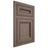 Shiloh Cabinetry Flush Inset Glenbrook Poplar Plain Cut River Rock Door