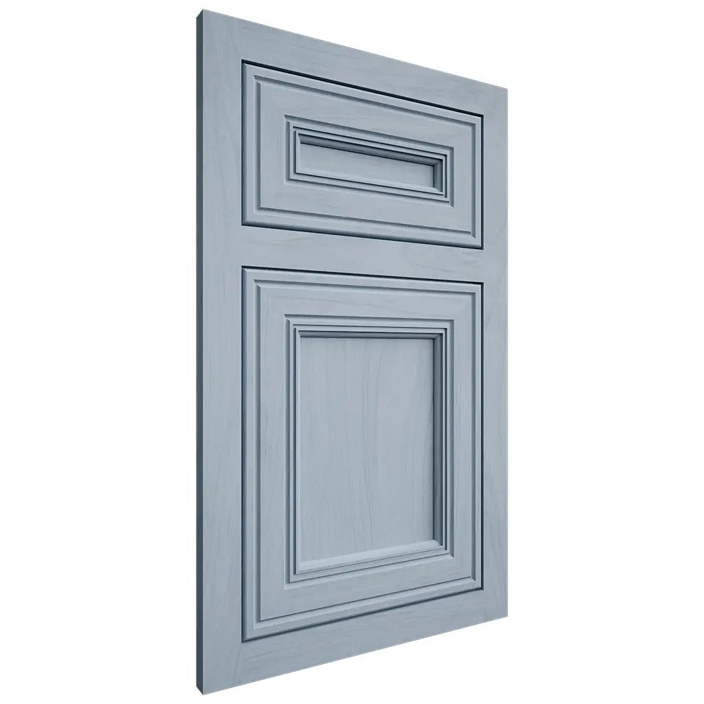 Shiloh Cabinetry Flush Inset Glenbrook Poplar Plain Cut Sky Door