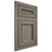 Shiloh Cabinetry Flush Inset Glenbrook Poplar Plain Cut Sterling Door