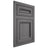 Shiloh Cabinetry Flush Inset Glenbrook Red Oak Plain Cut Cadet Door
