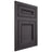 Shiloh Cabinetry Flush Inset Glenbrook Red Oak Plain Cut Harbor Door