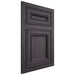 Shiloh Cabinetry Flush Inset Glenbrook Red Oak Plain Cut Harbor Door